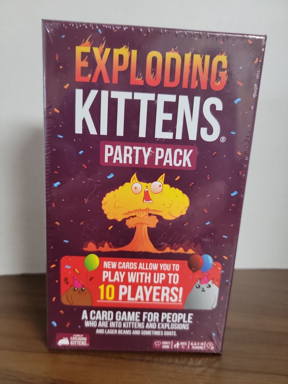 Exploding Kittens Party Pack Card Game 2-10 Players Ages 7+ *NEW & SEALED*